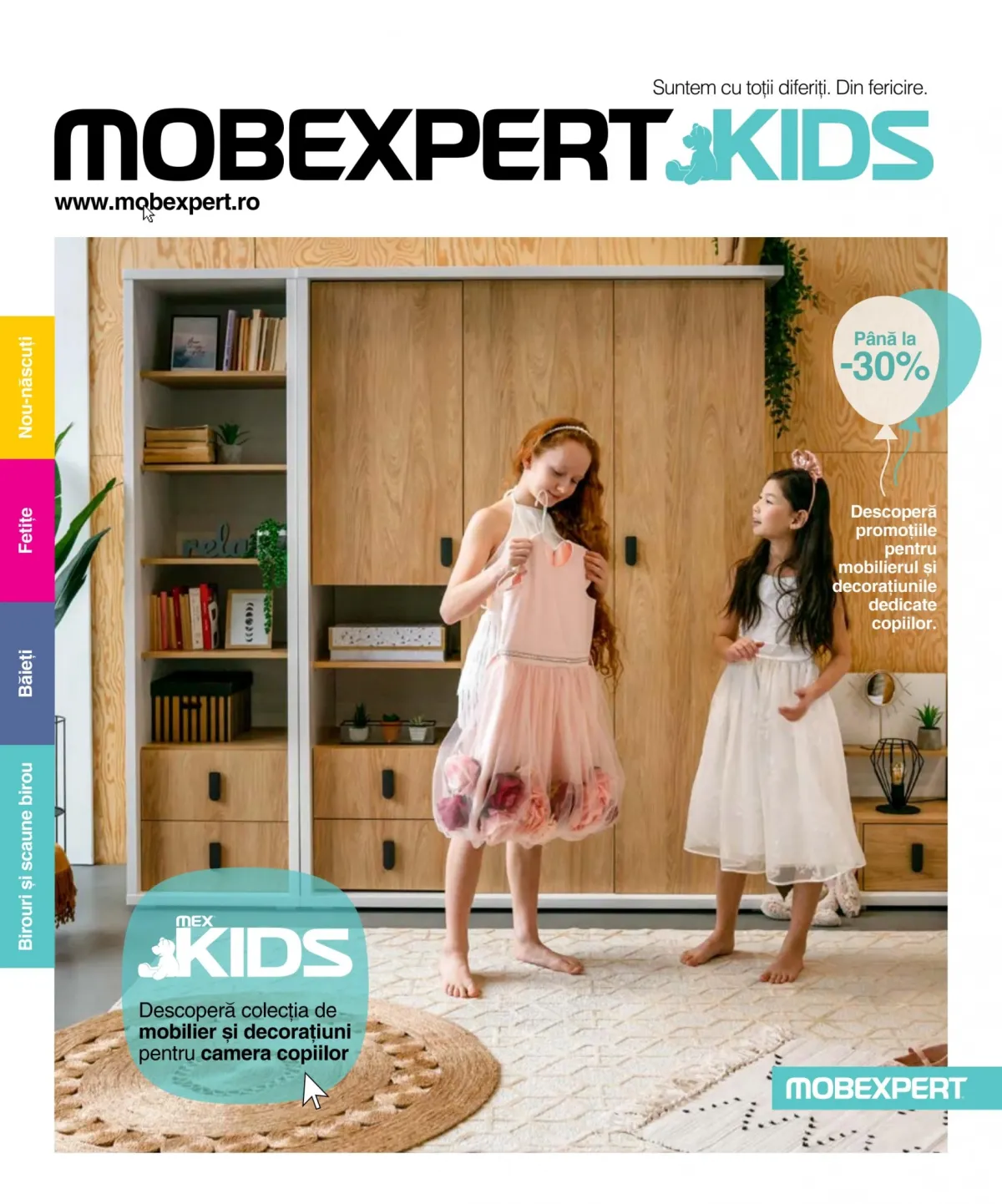 Mobexpert Kids - Noua colecție de mobilier și decorațiuni pentru Camera copiilor