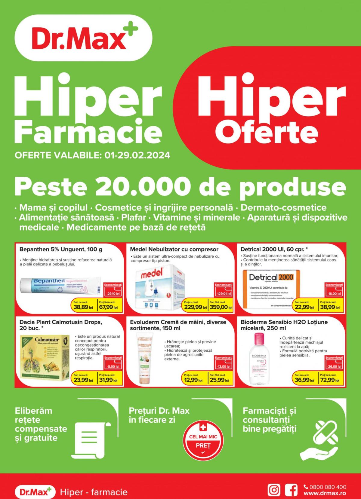 Dr. Max - Hiper Farmacie valabil de 01.02.2024