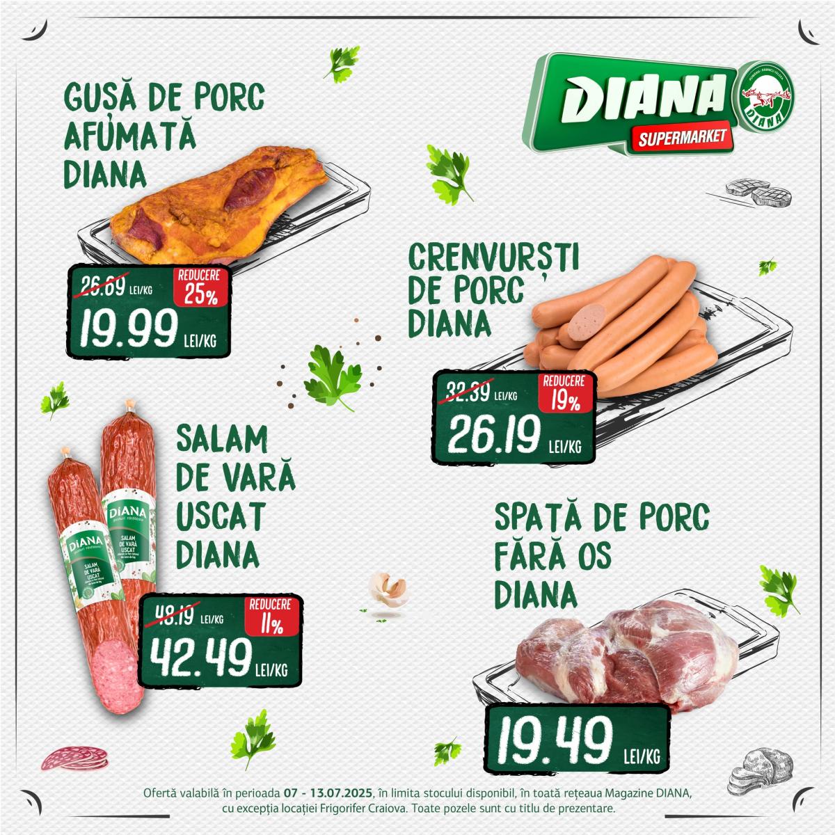Catalog Diana - Salam Afumat valabil din 07.07. până pe 13.07.