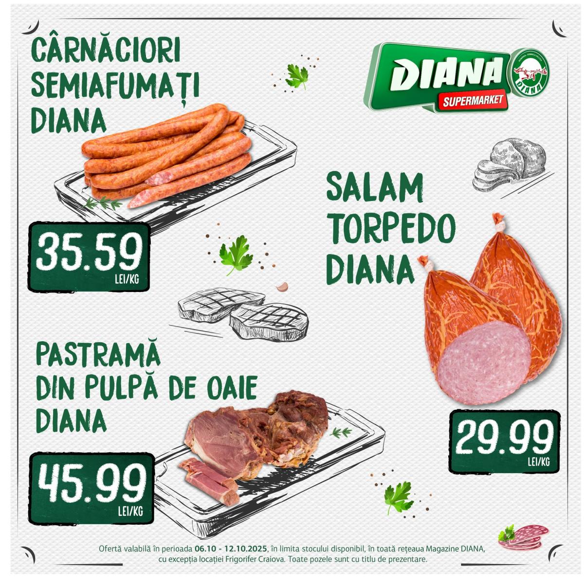 Catalog Diana - Salam Afumat online – oferte valabile din 06.10.