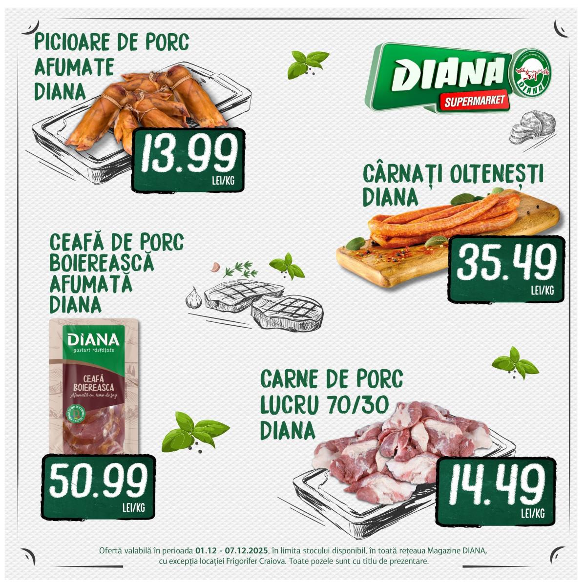 Catalog Diana - Salam Afumat online – oferte valabile din 01.12.