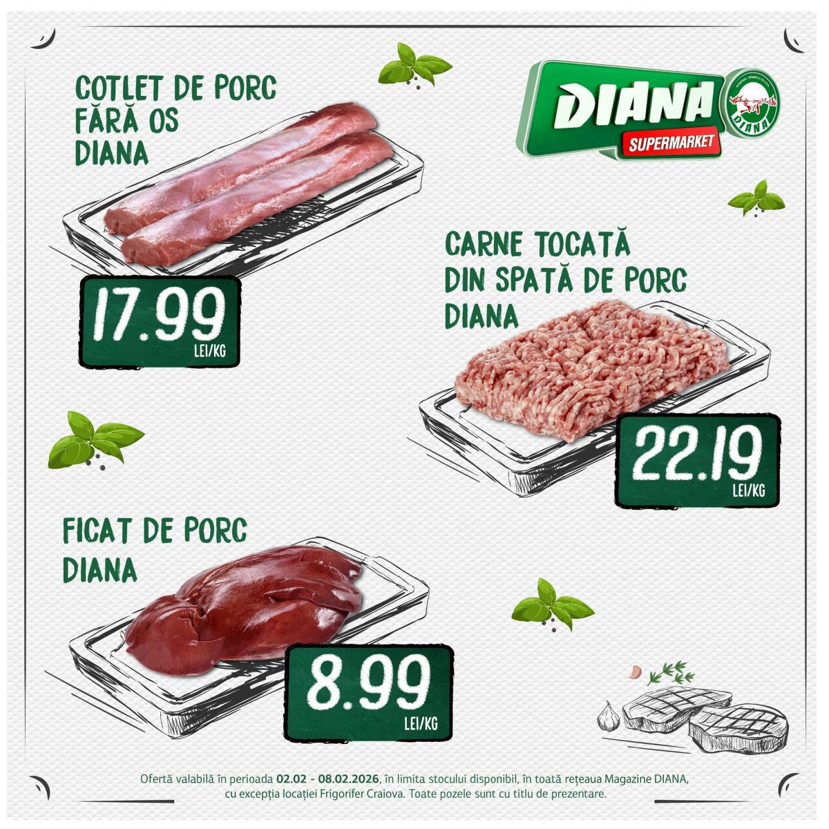 Catalog Diana - Carne online – oferte valabile din 02.02.2026