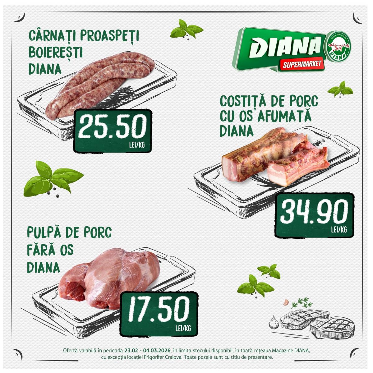 Catalog Diana - Carne online – oferte valabile din 23.02.2026
