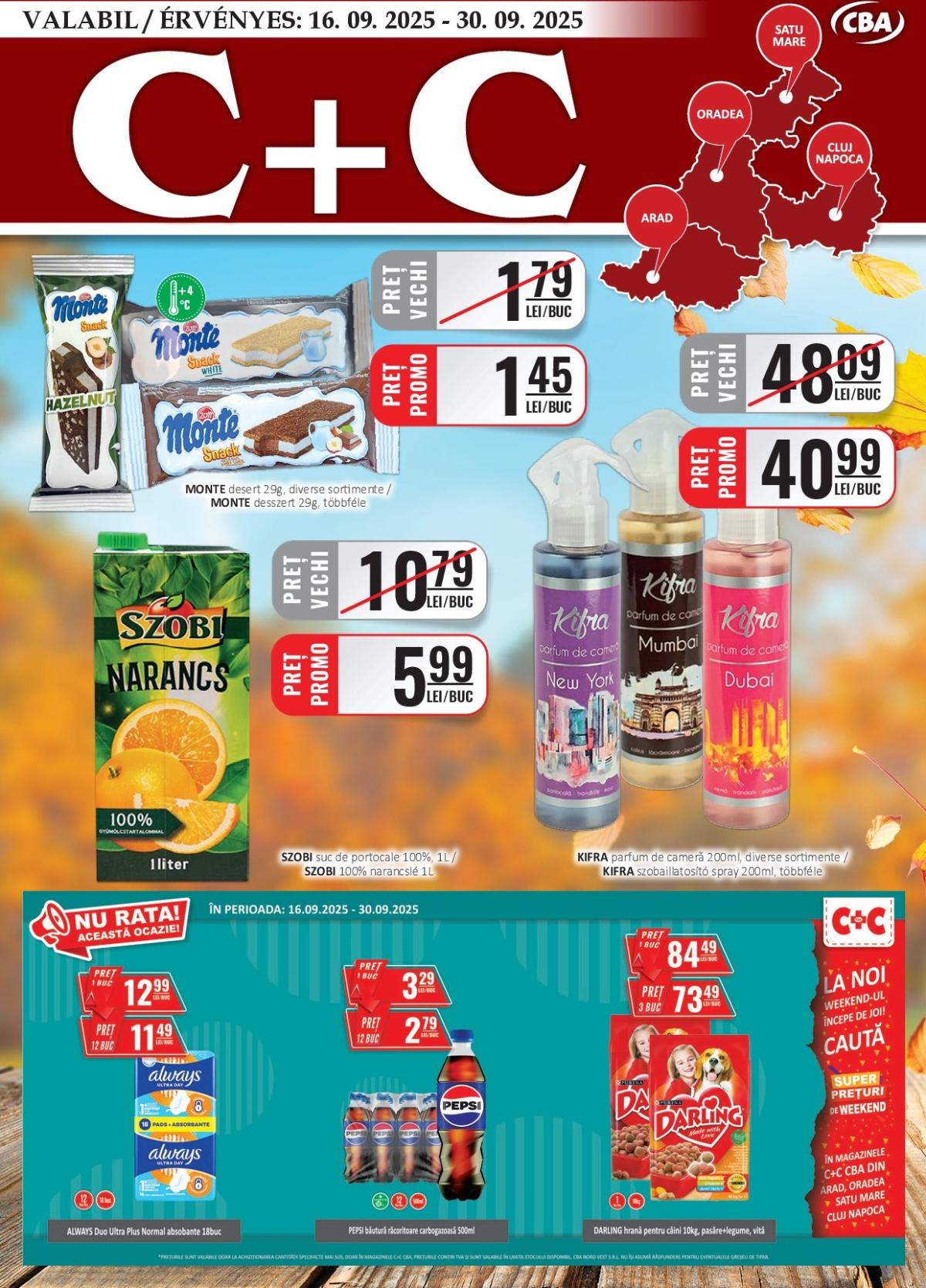 Catalog CBA online – oferte valabile din 16.09.