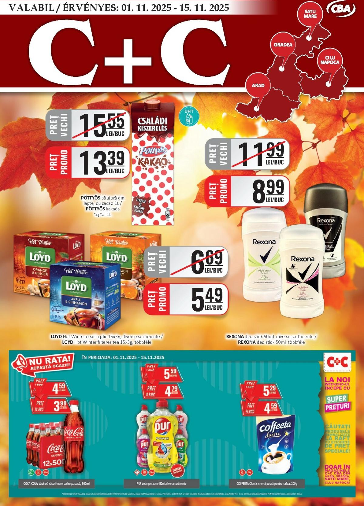Catalog CBA online – oferte valabile din 01.11.