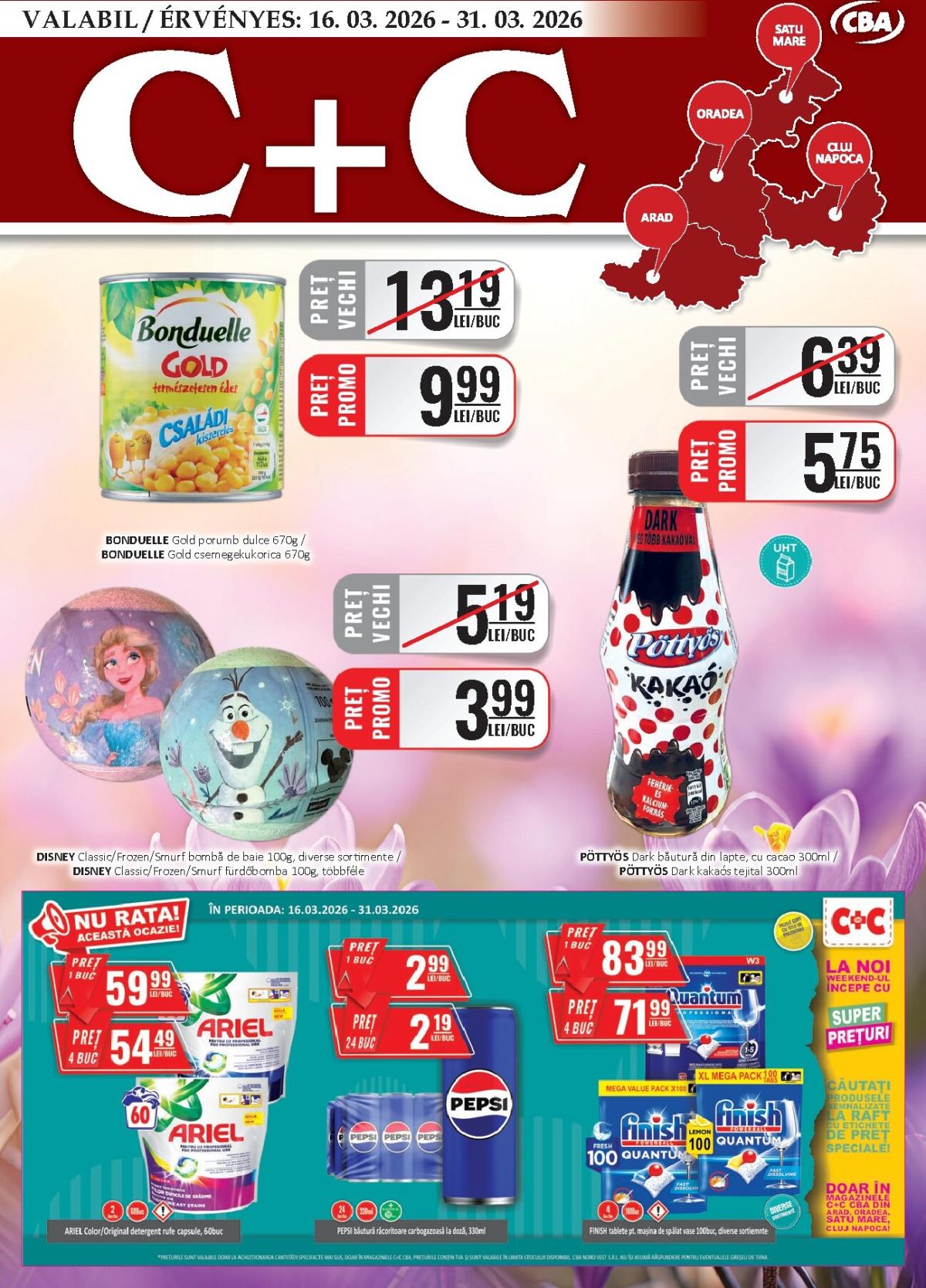 Catalog CBA online – oferte valabile din 16.03.2026