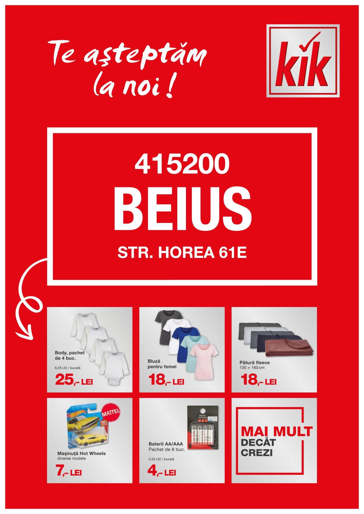 Catalog KiK - Beius valabil din 01.01. - 06.01.