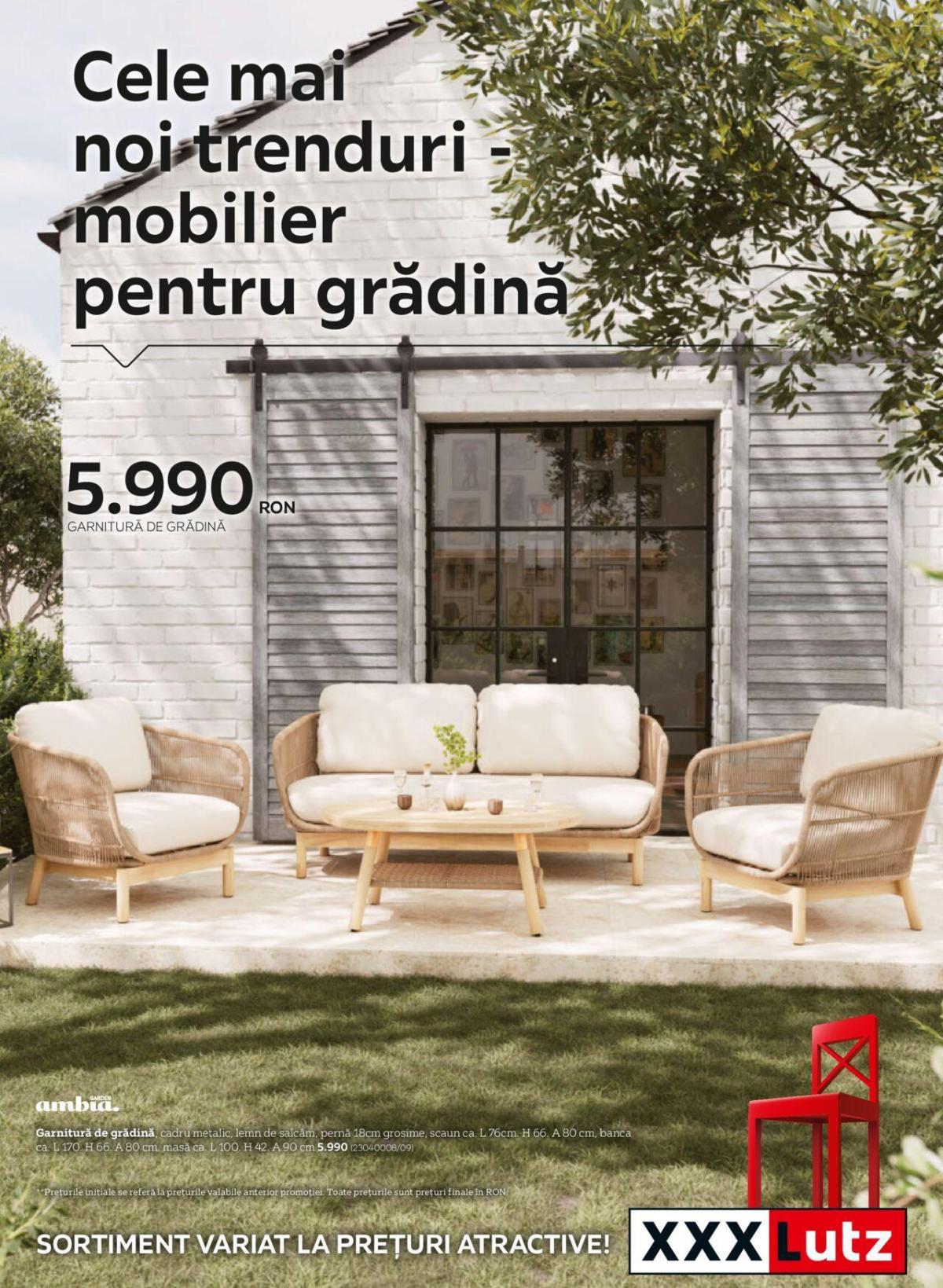 XXXLutz catalog - Grădină 21.03.2024 - 30.09.2024