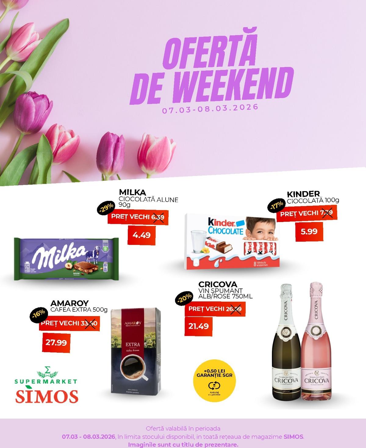 Catalog Simos - Weekend online – oferte valabile din 07.03.2026