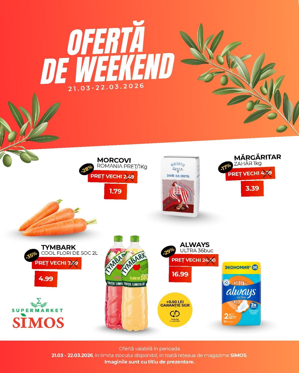 Catalog Simos - Weekend online – oferte valabile din 21.03.2026
