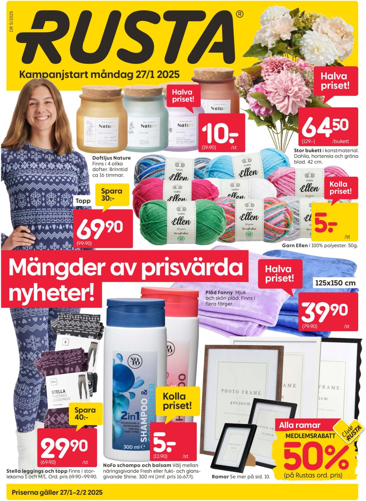 Rusta-reklambladet giltigt från 27/01 - 02/02