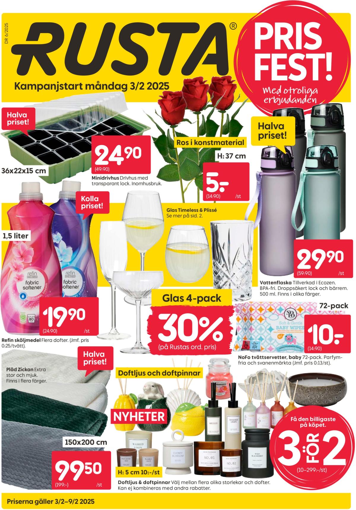 Rusta-reklambladet giltigt från 03/02 - 09/02