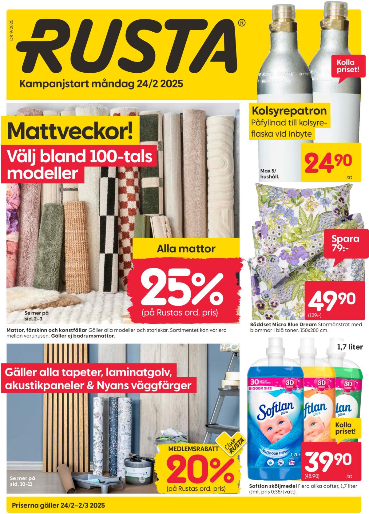 Rusta-reklambladet giltigt från 24/02 - 02/03