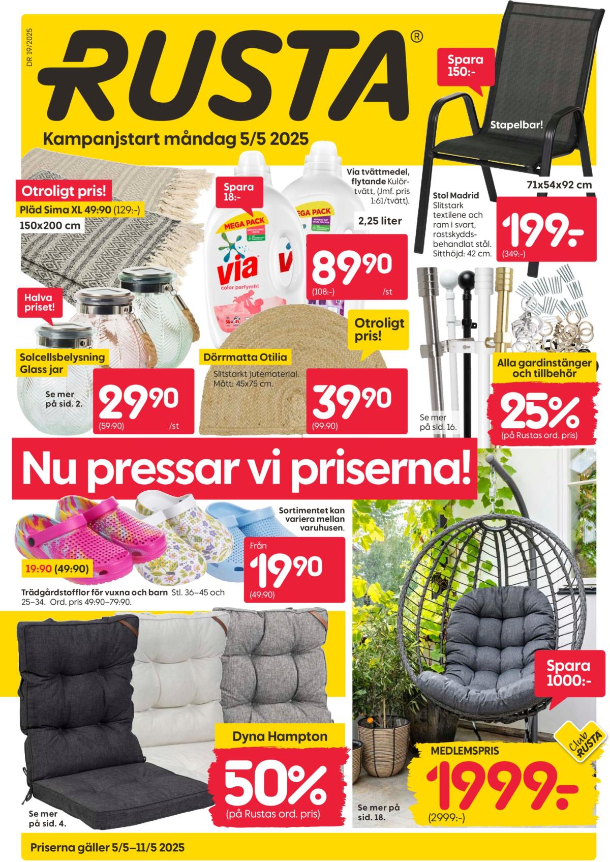 Rusta-reklambladet giltigt från 05/05 - 11/05