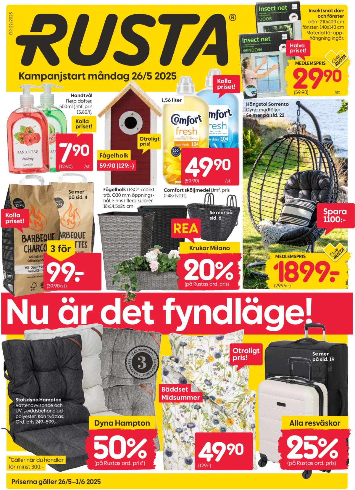 Rusta-reklambladet giltigt från 26/05 - 01/06