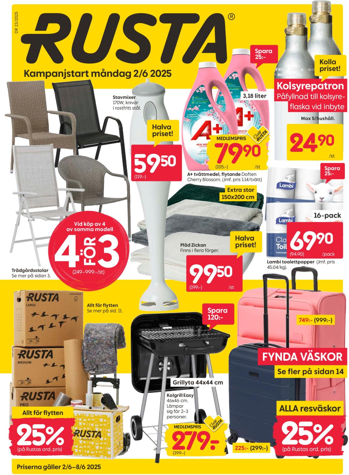 Rusta-reklambladet giltigt från 02/06 - 08/06