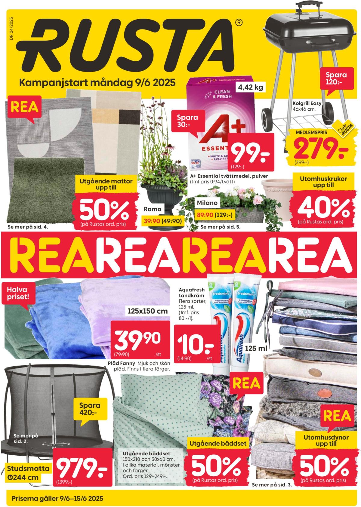 Rusta-reklambladet giltigt från 09/06 - 15/06