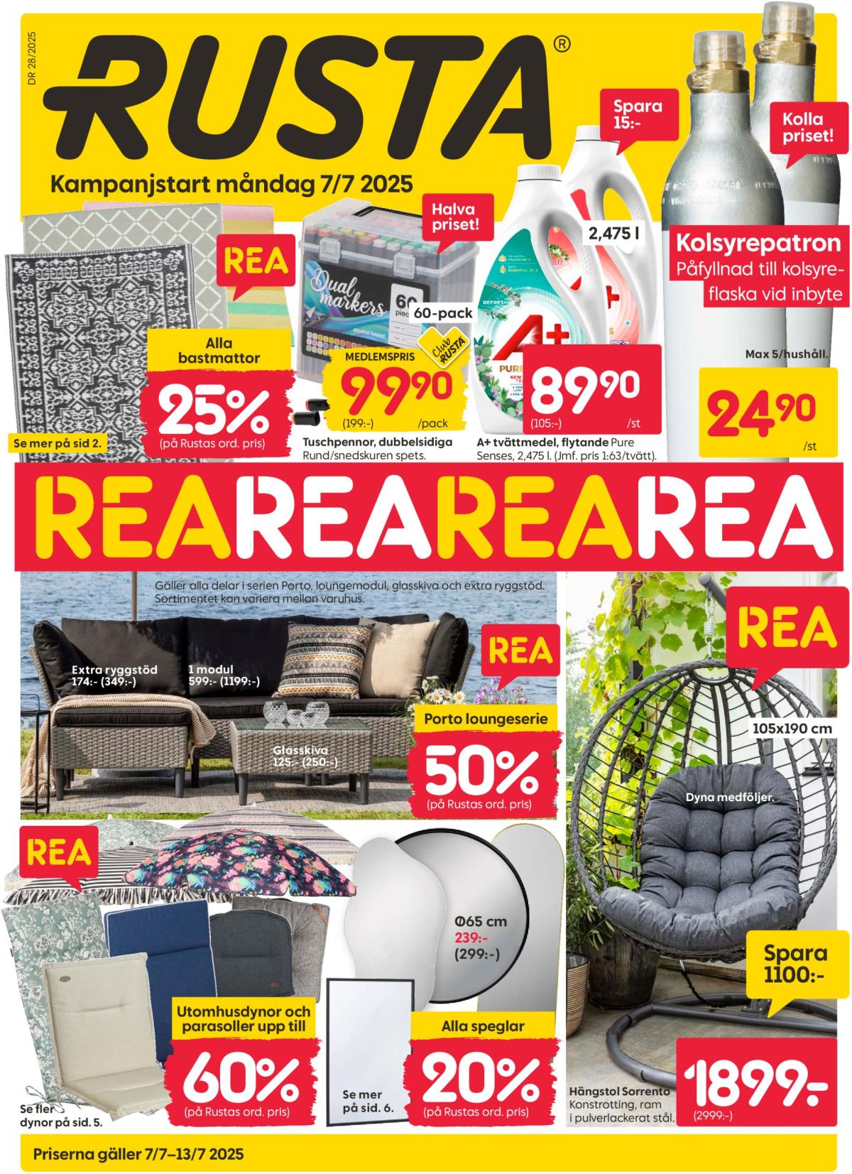 Rusta-reklambladet giltigt från 07/07 - 13/07
