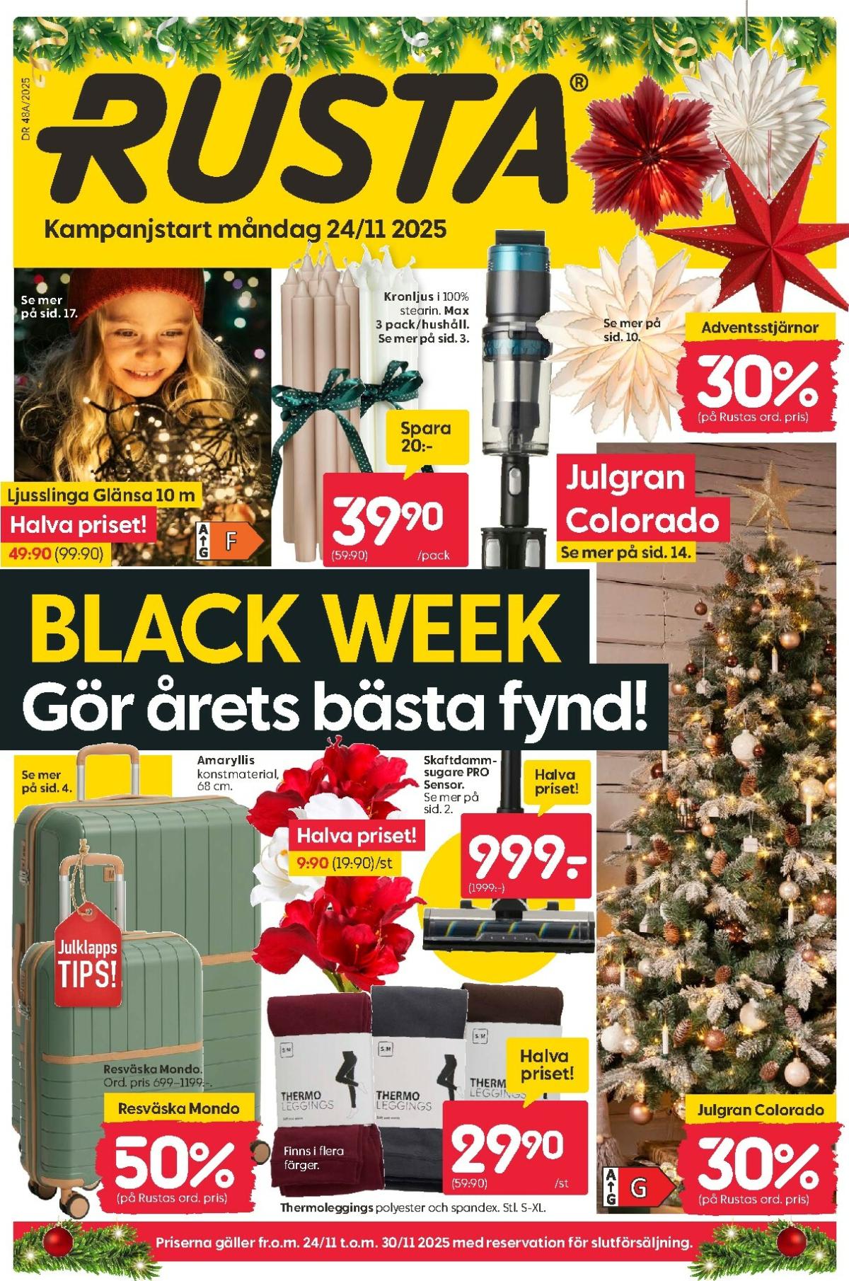 Rusta-reklambladet giltigt från 24/11 - 30/11