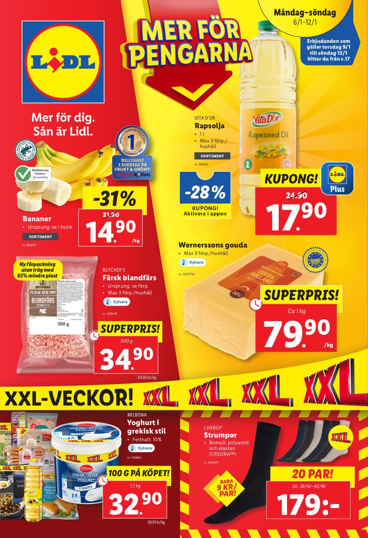 Lidl-reklambladet giltigt från 06/01 - 12/01