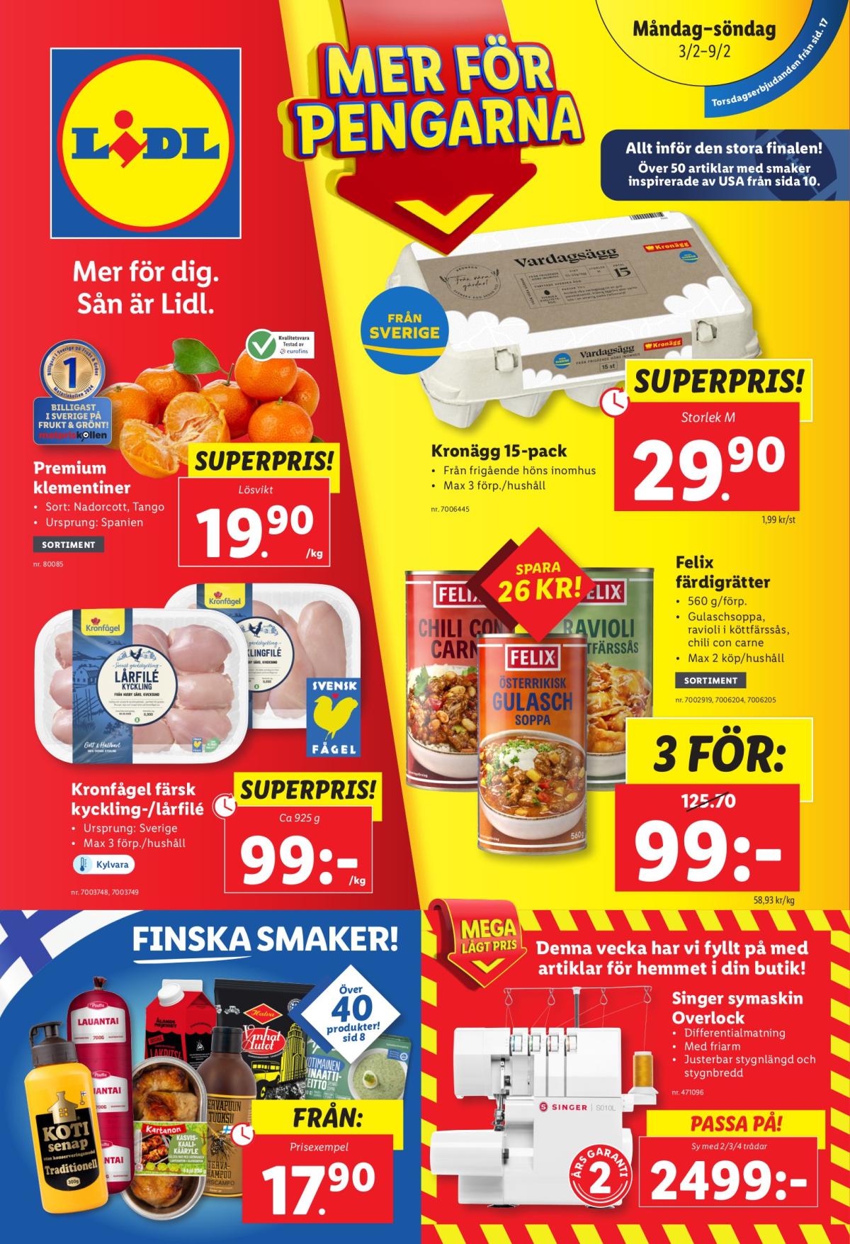 Lidl-reklambladet giltigt från 03/02 - 09/02