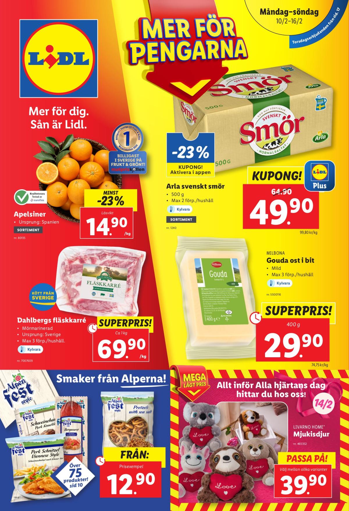 Lidl-reklambladet giltigt från 10/02 - 16/02