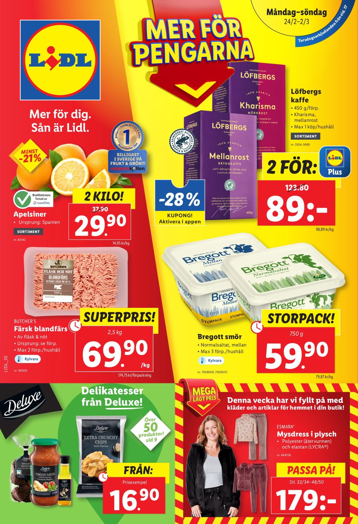 Lidl-reklambladet giltigt från 24/02 - 02/03