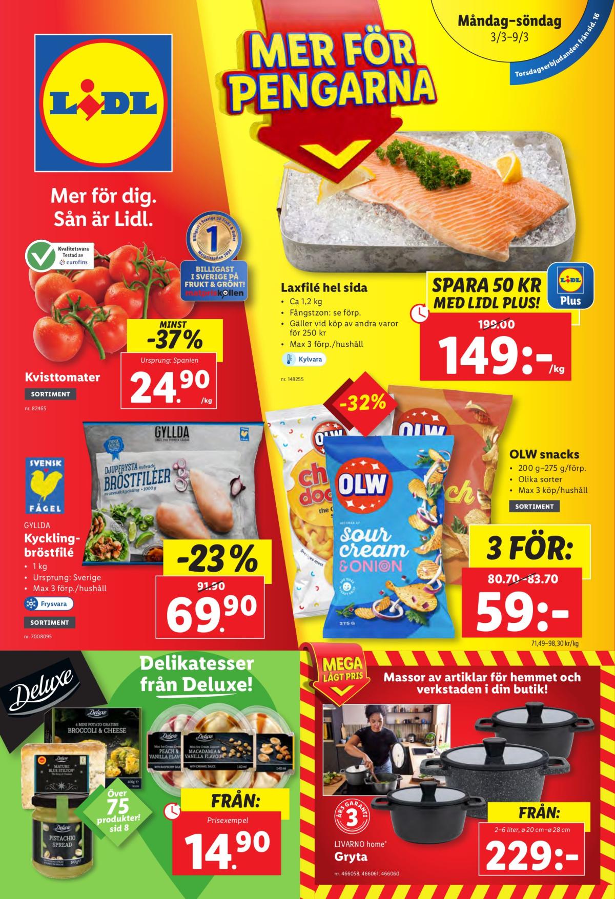 Lidl-reklambladet giltigt från 03/03 - 09/03