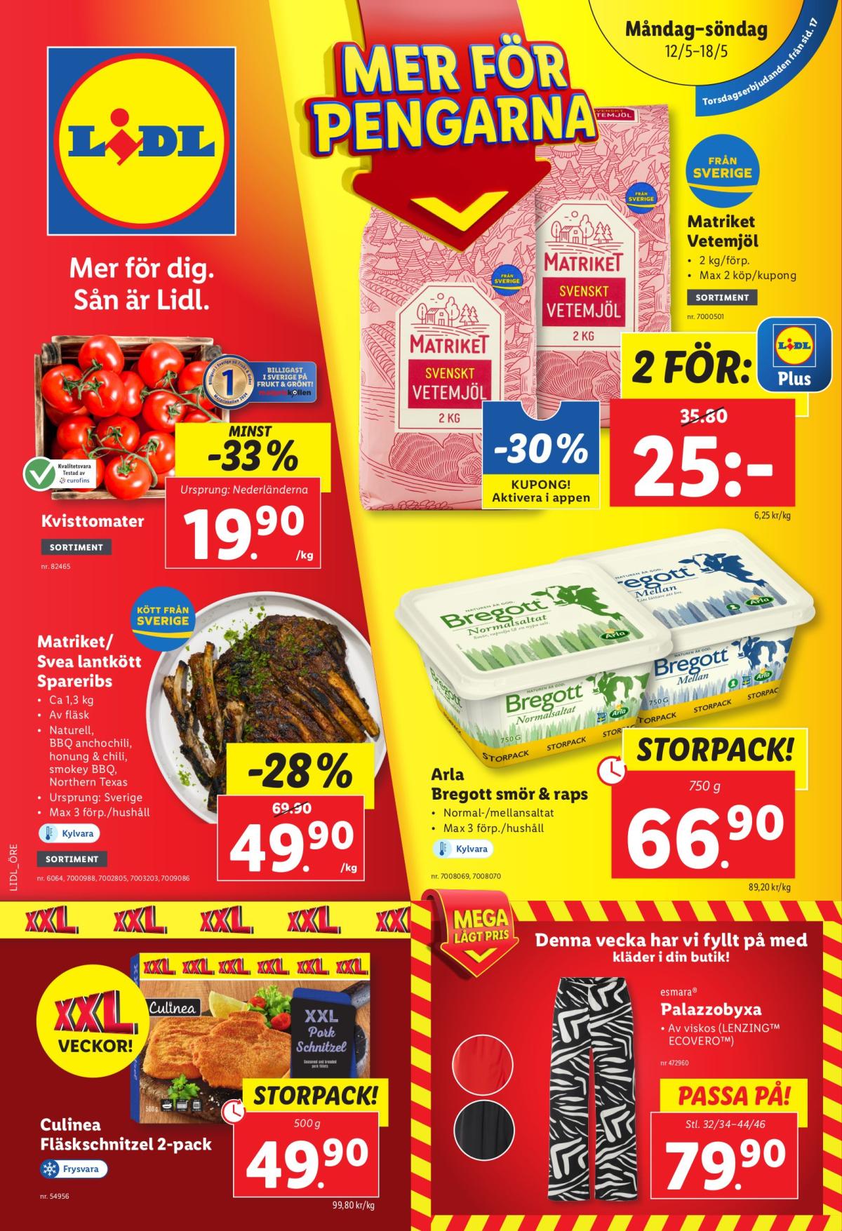 Lidl-reklambladet giltigt från 12/05 - 18/05