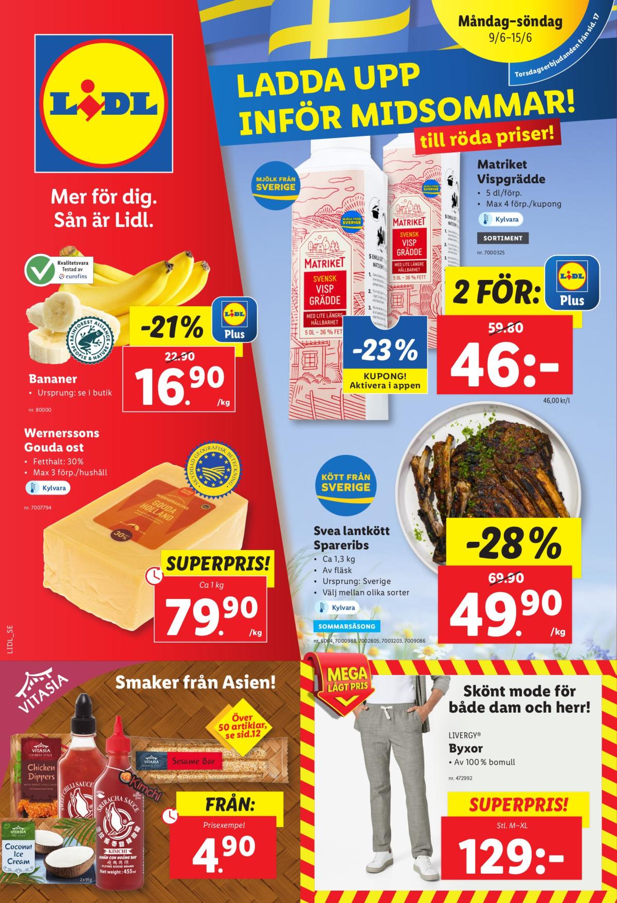 Lidl-reklambladet giltigt från 09/06 - 15/06