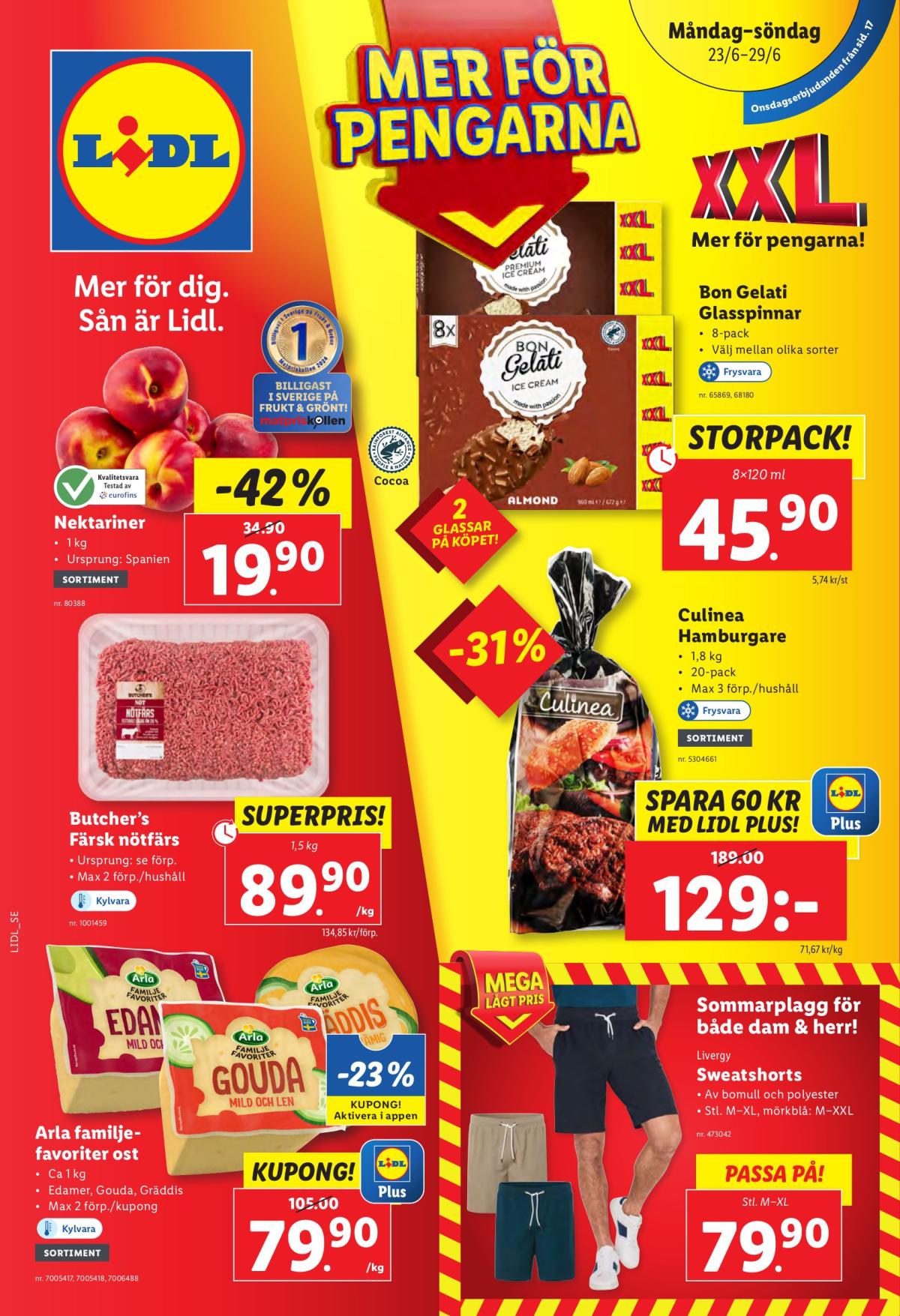 Lidl-reklambladet giltigt från 23/06 - 29/06