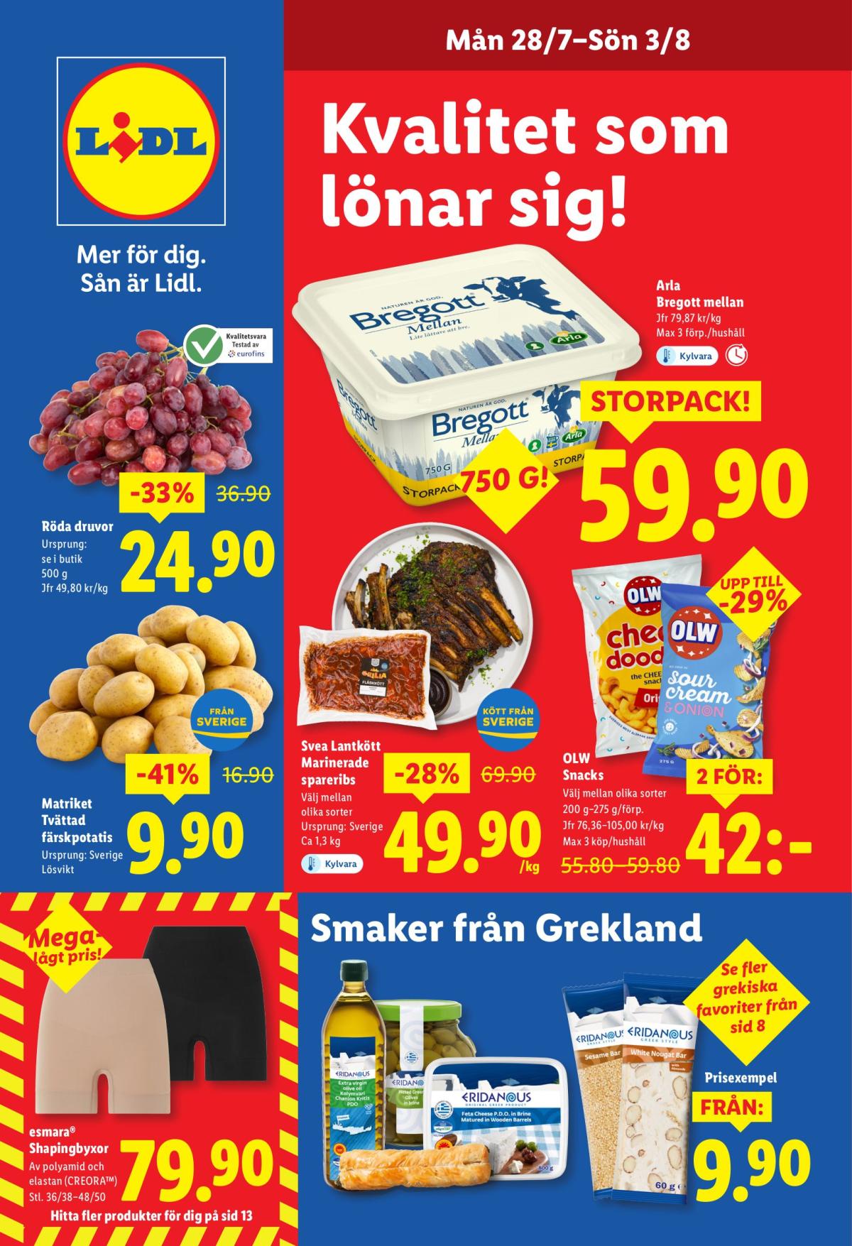 Lidl-reklambladet giltigt från 28/07 - 03/08