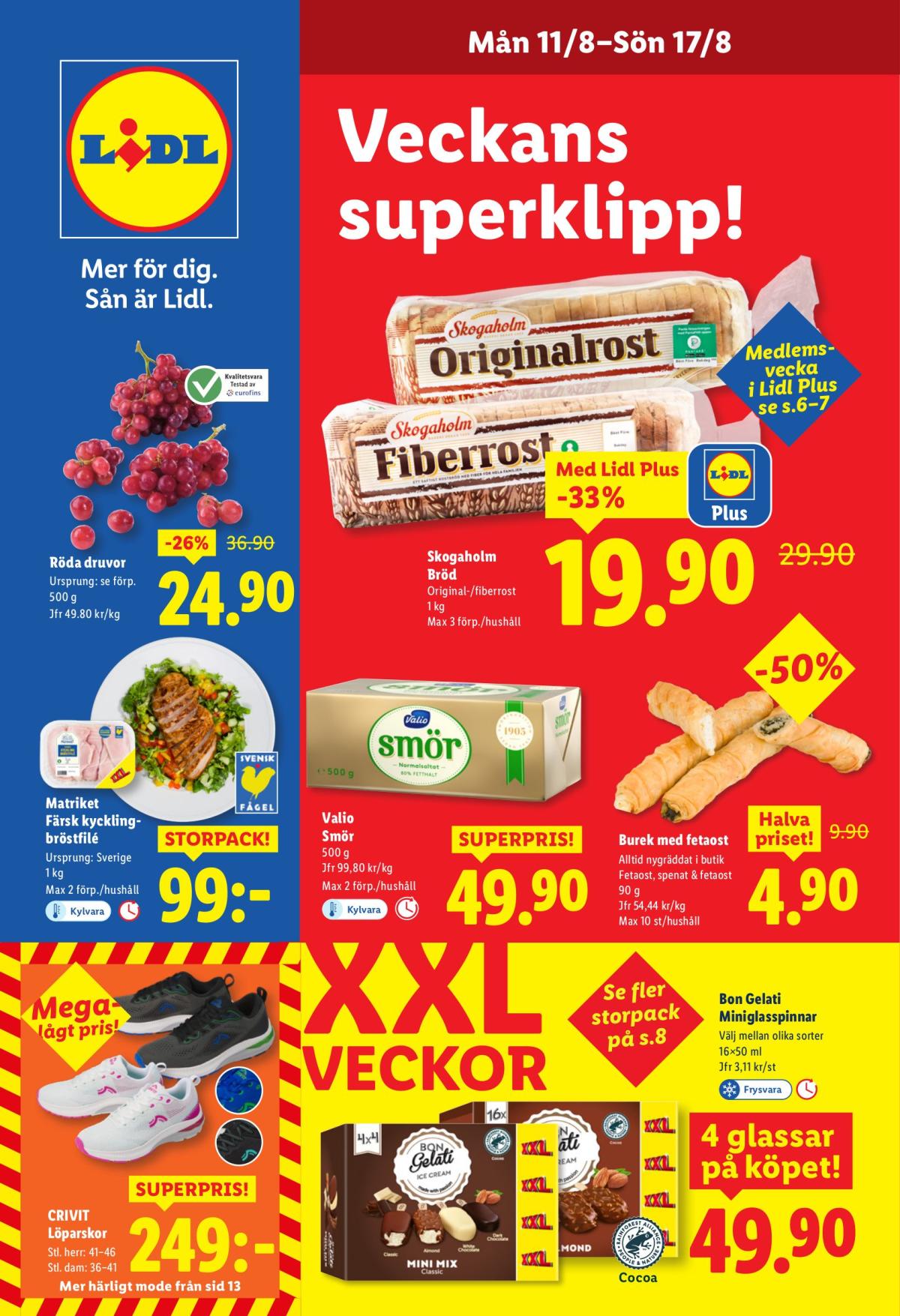 Lidl-reklambladet giltigt från 11/08 - 17/08