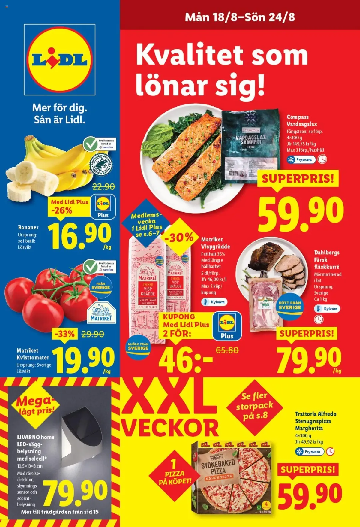 Lidl - erbjudanden från 18/08/2025