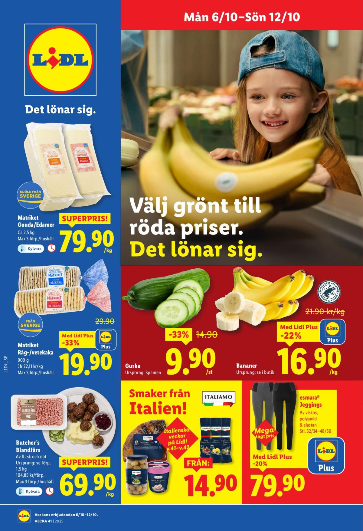 Lidl-reklambladet giltigt från 06/10 - 12/10