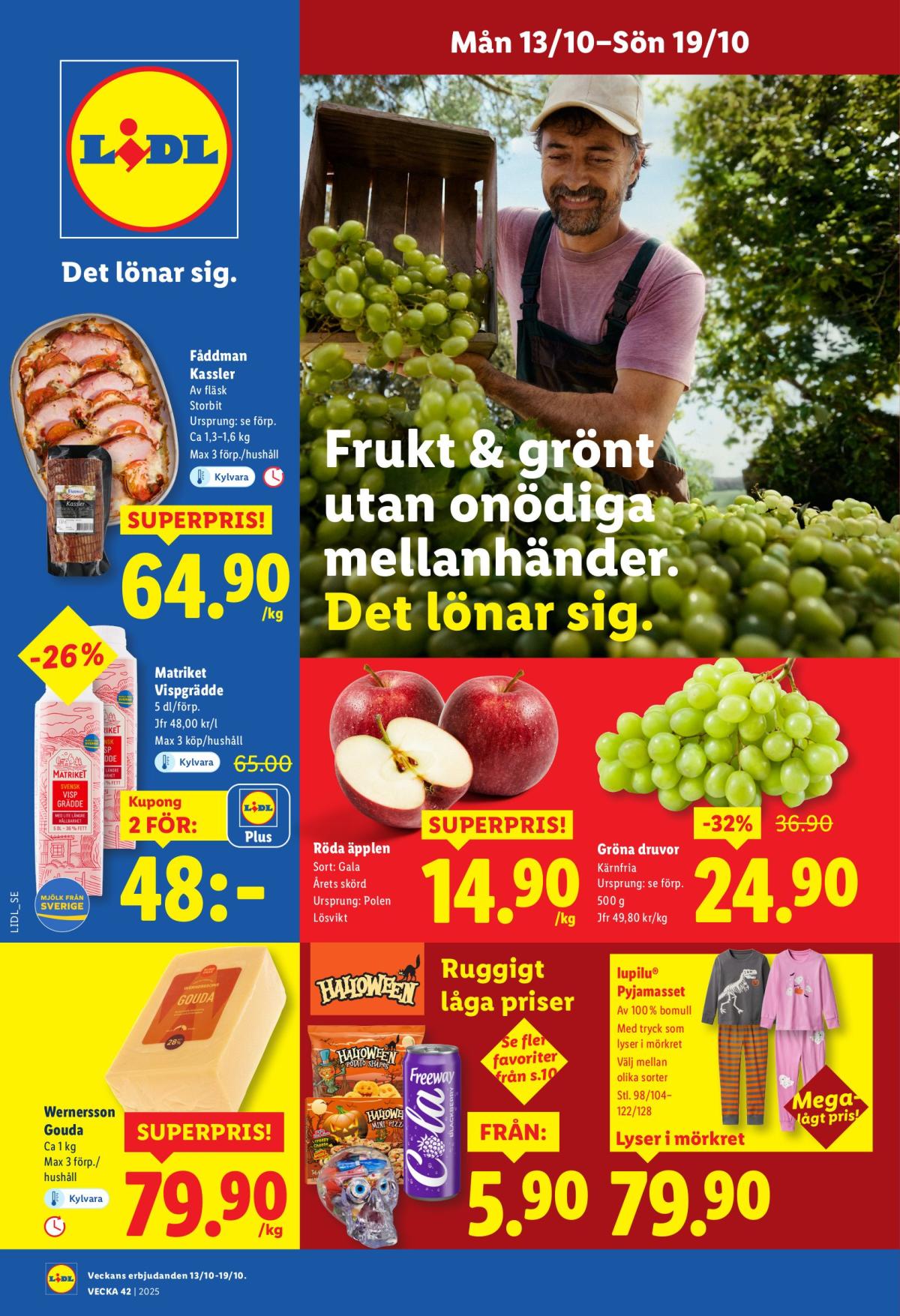 Lidl-reklambladet giltigt från 13/10 - 19/10