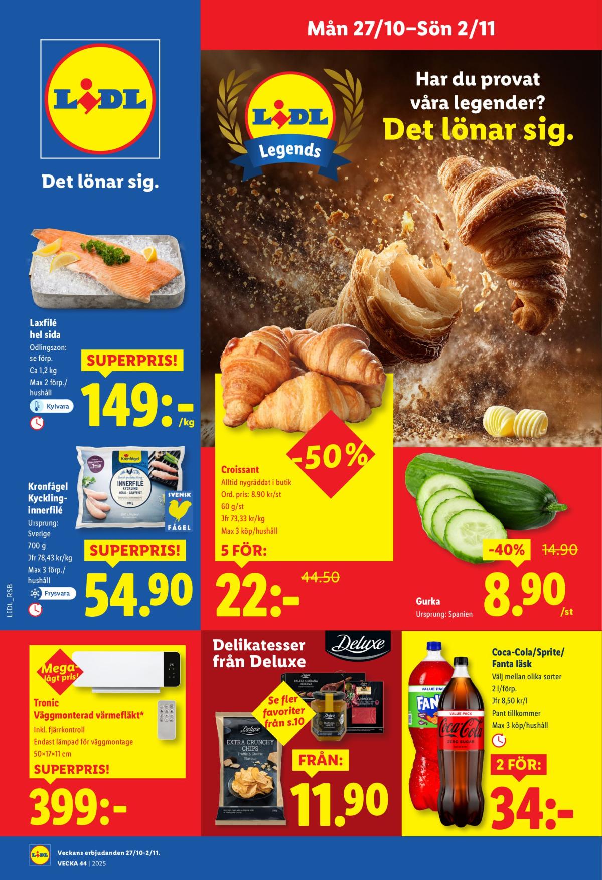 Lidl-reklambladet giltigt från 27/10 - 02/11