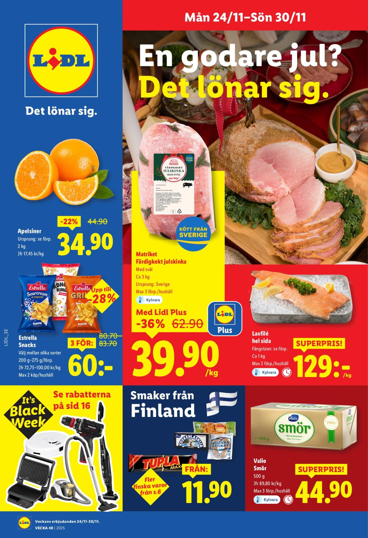 Lidl-reklambladet giltigt från 24/11 - 30/11
