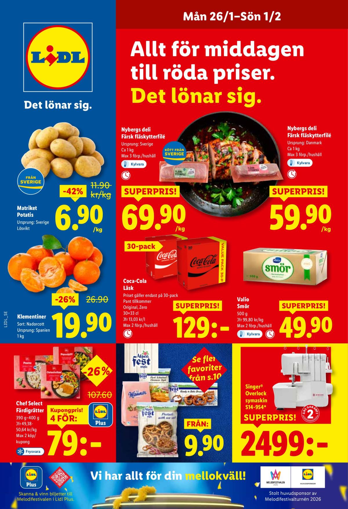 Lidl-reklambladet giltigt från 26/01 - 01/02