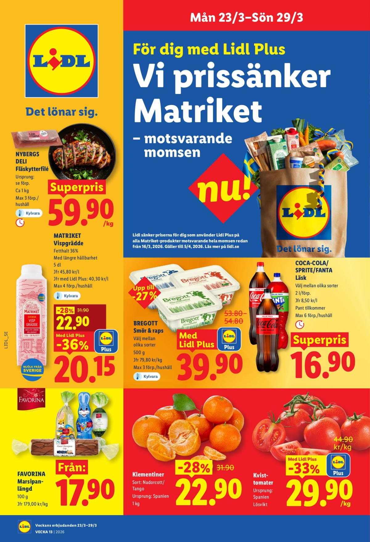 Lidl-reklambladet giltigt från 23/03/2026 - 29/03/2026