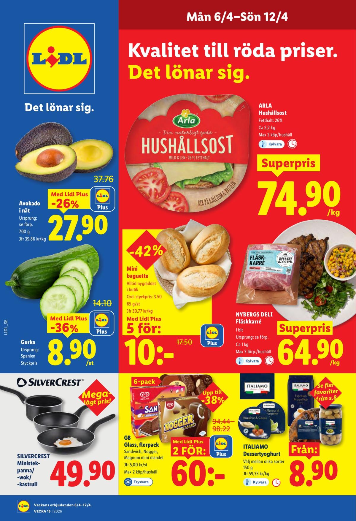 Lidl-reklambladet giltigt från 06/04/2026 - 12/04/2026