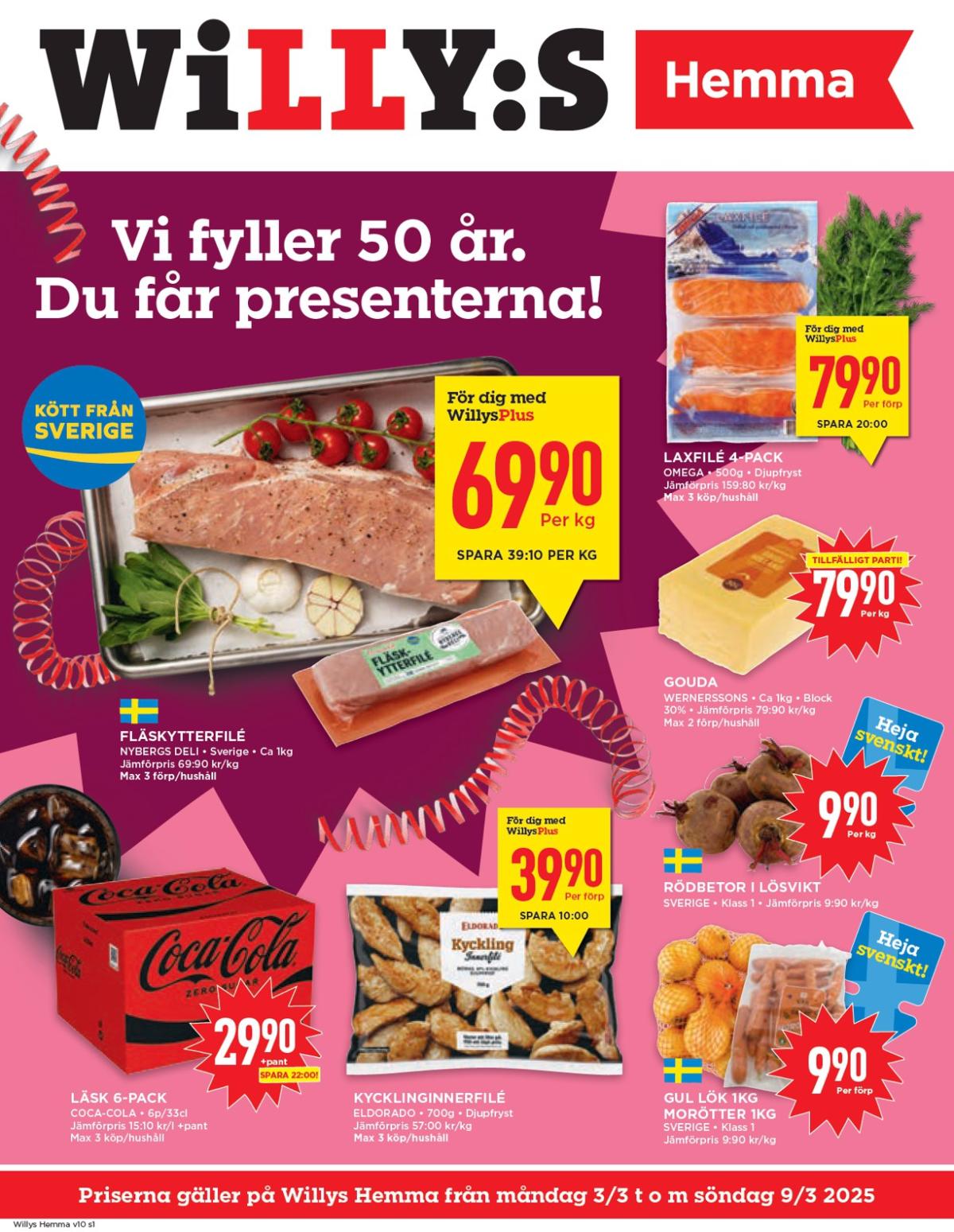 Willy's - Hemma-reklambladet giltigt från 03/03 - 09/03