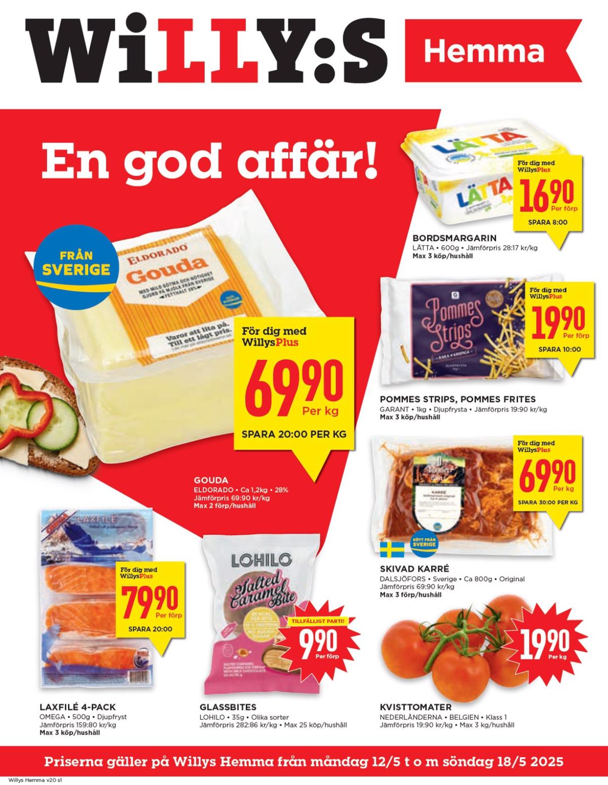 Willy's - Hemma-reklambladet giltigt från 12/05 - 18/05