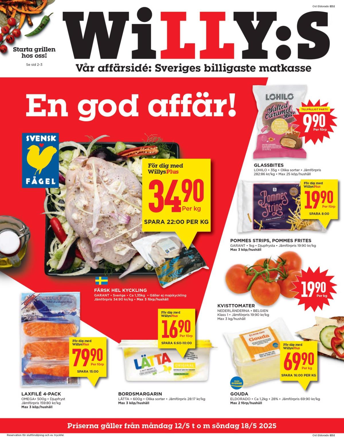 Willy's-reklambladet giltigt från 12/05 - 18/05