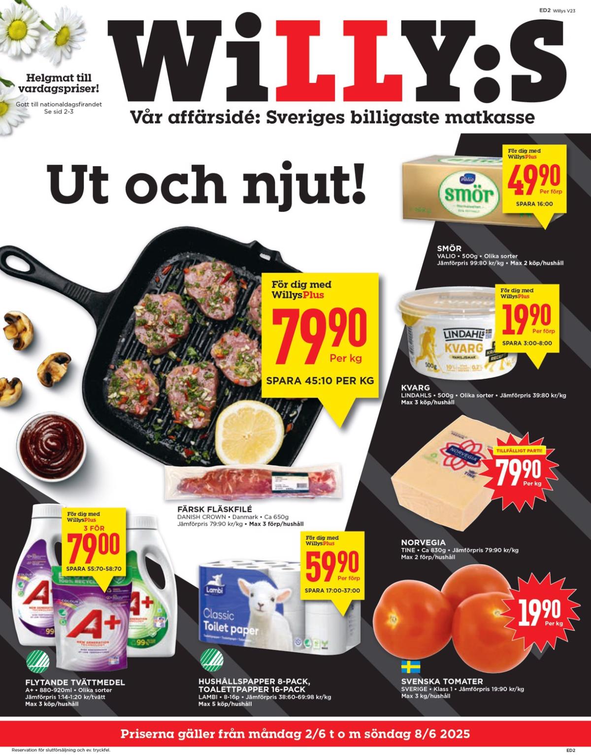 Willy's-reklambladet giltigt från 02/06 - 08/06