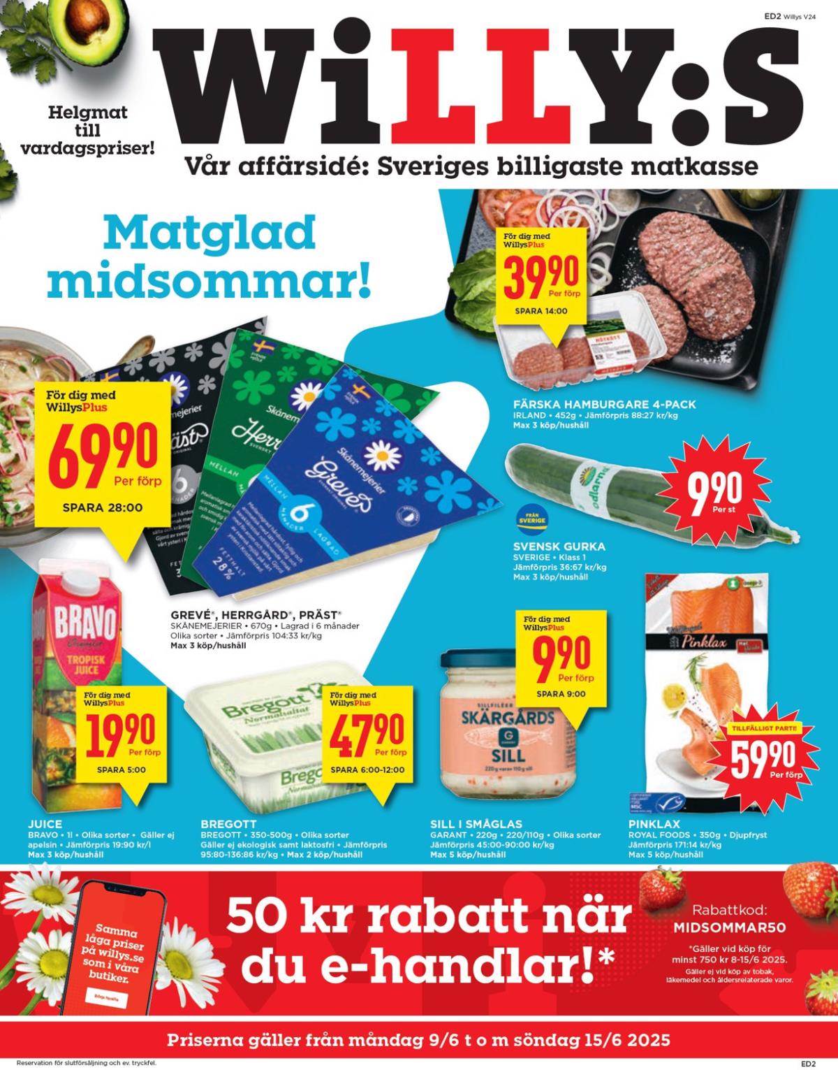 Willy's-reklambladet giltigt från 09/06 - 15/06