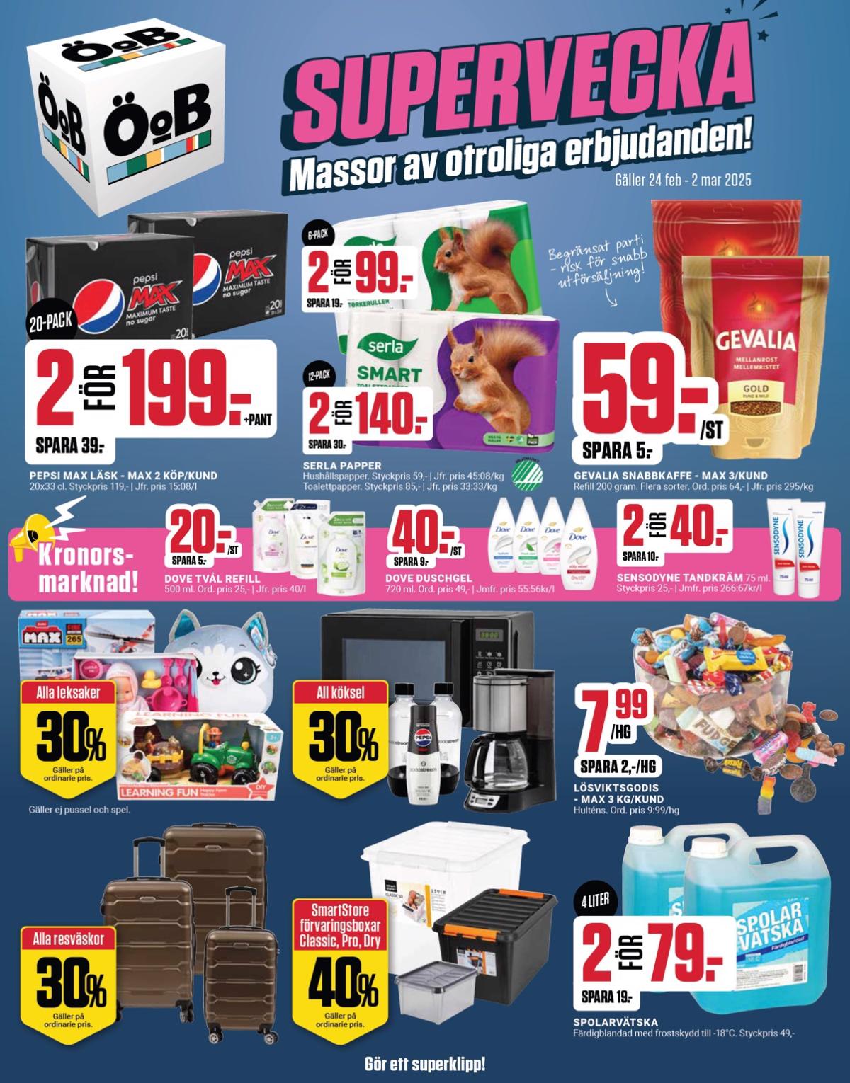 ÖoB-reklambladet giltigt från 24/02 - 02/03