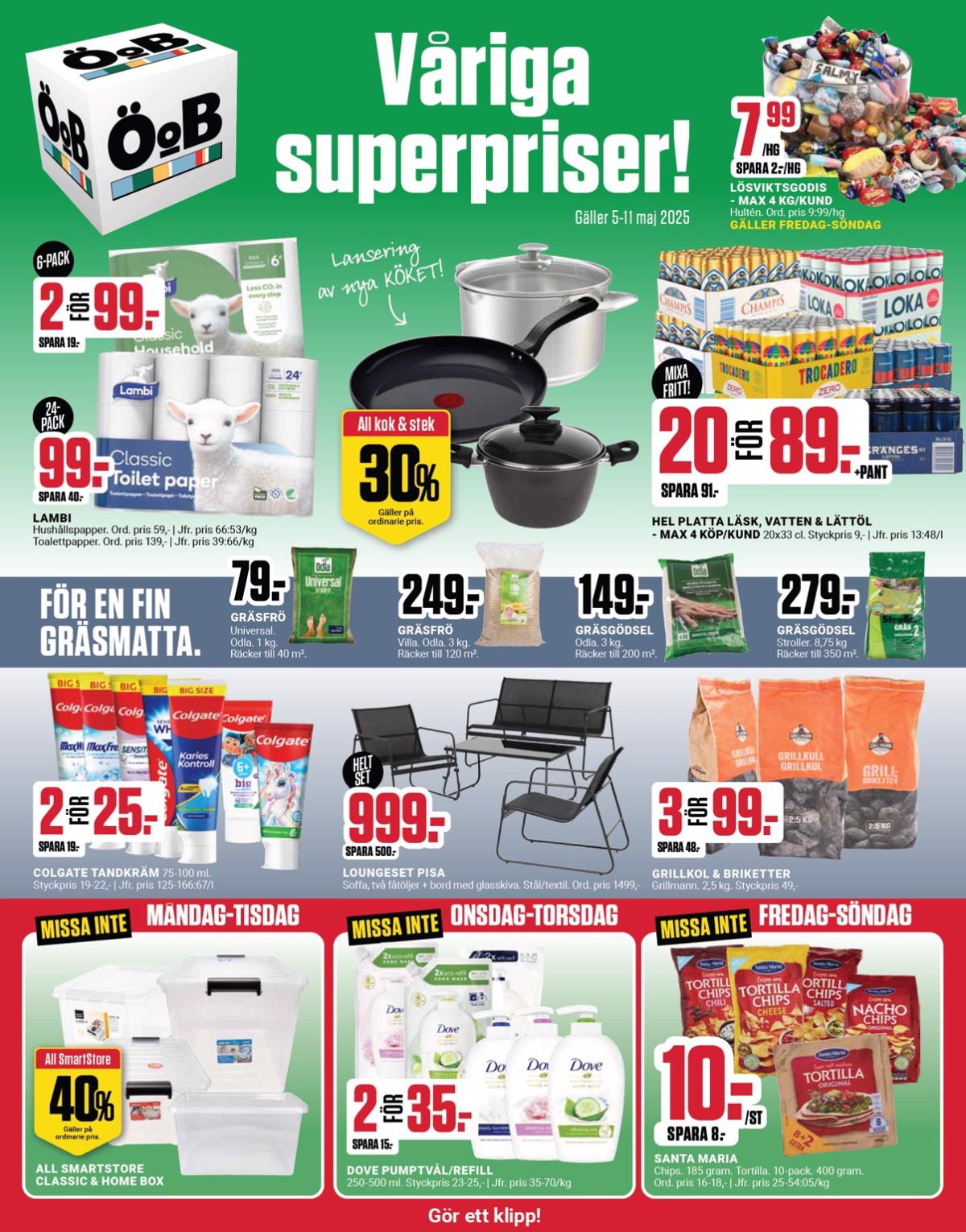 ÖoB-reklambladet giltigt från 05/05 - 11/05