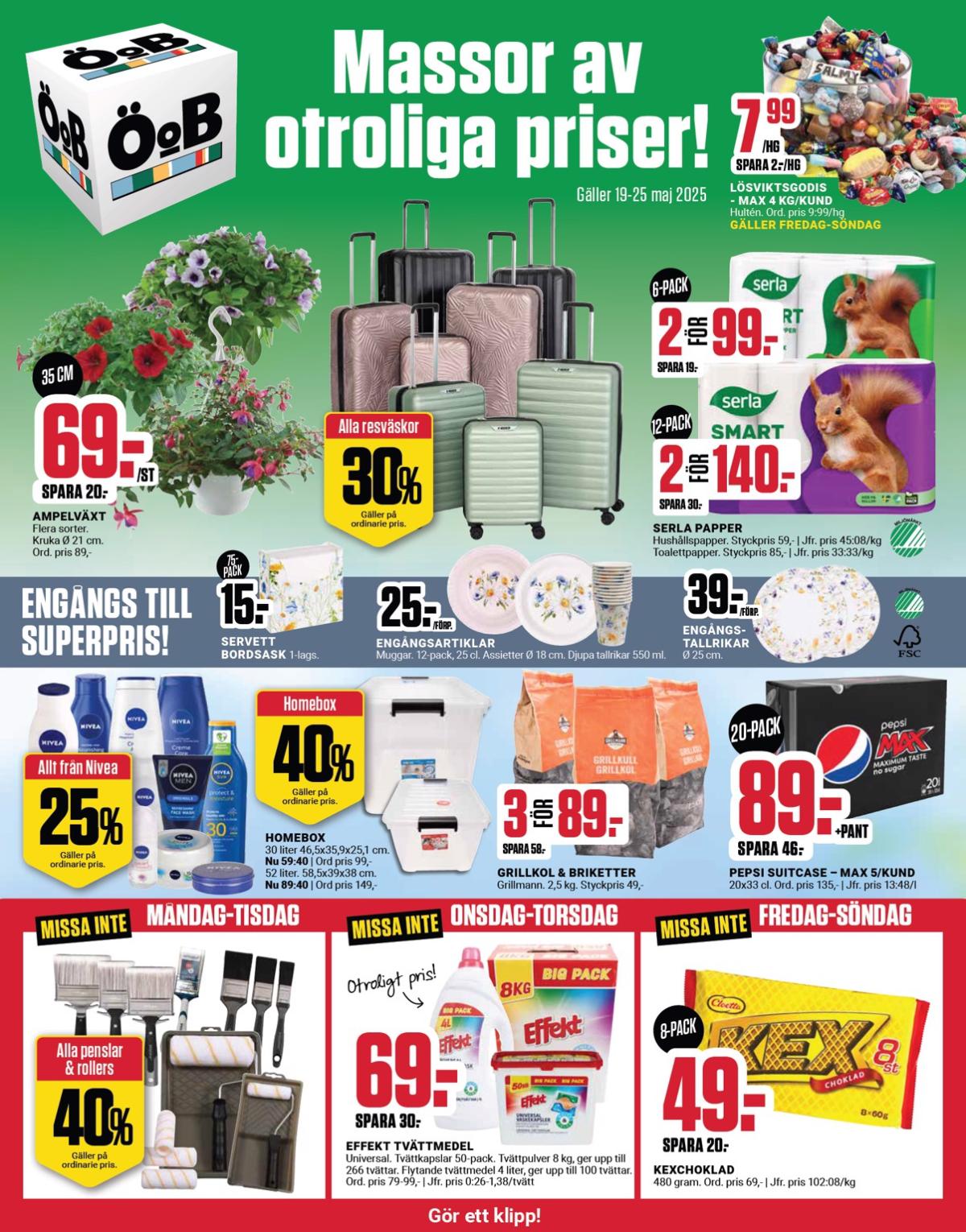 ÖoB-reklambladet giltigt från 19/05 - 25/05