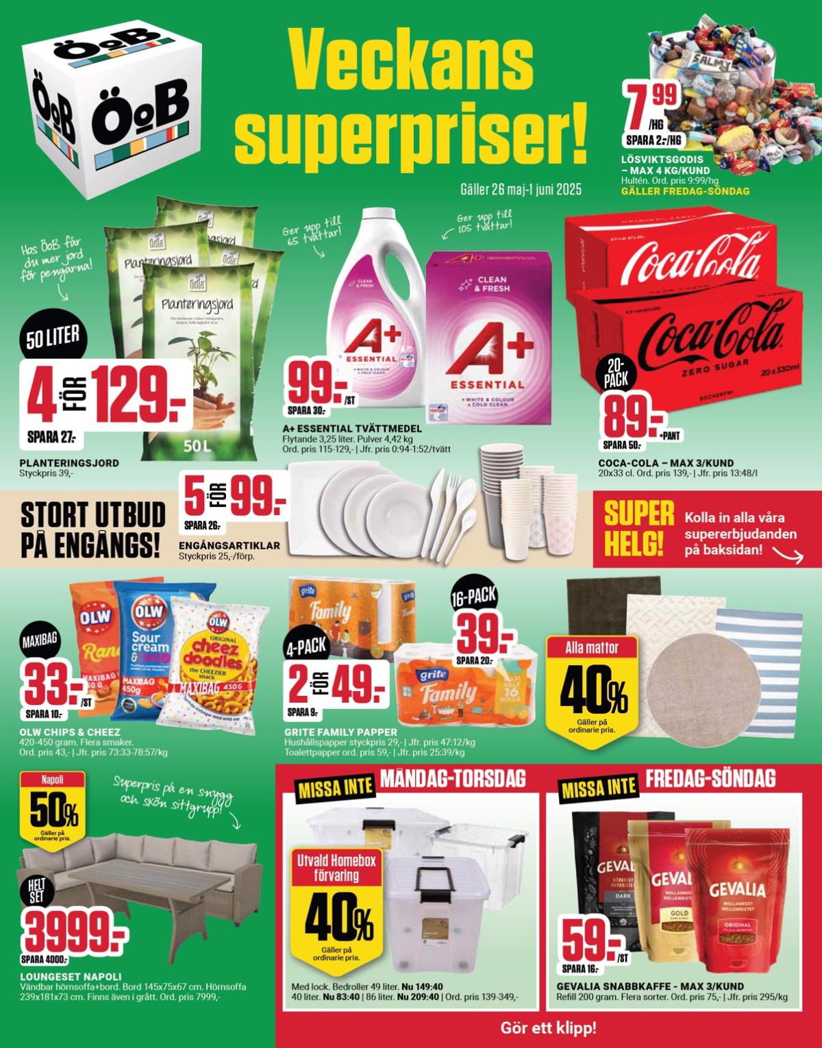 ÖoB-reklambladet giltigt från 26/05 - 01/06
